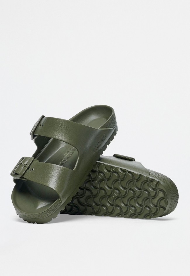 Sandalia de hombre kaki Birkenstock arizona essentials eva
