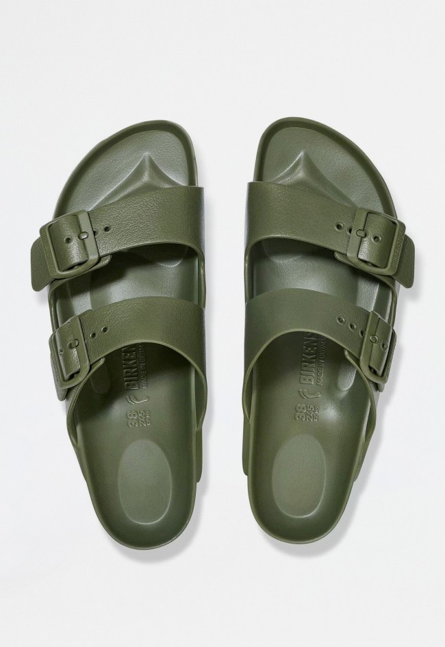 Sandalia de hombre kaki Birkenstock arizona essentials eva