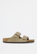 Sandalia de mujer taupe Birkenstock arizona sfb leve