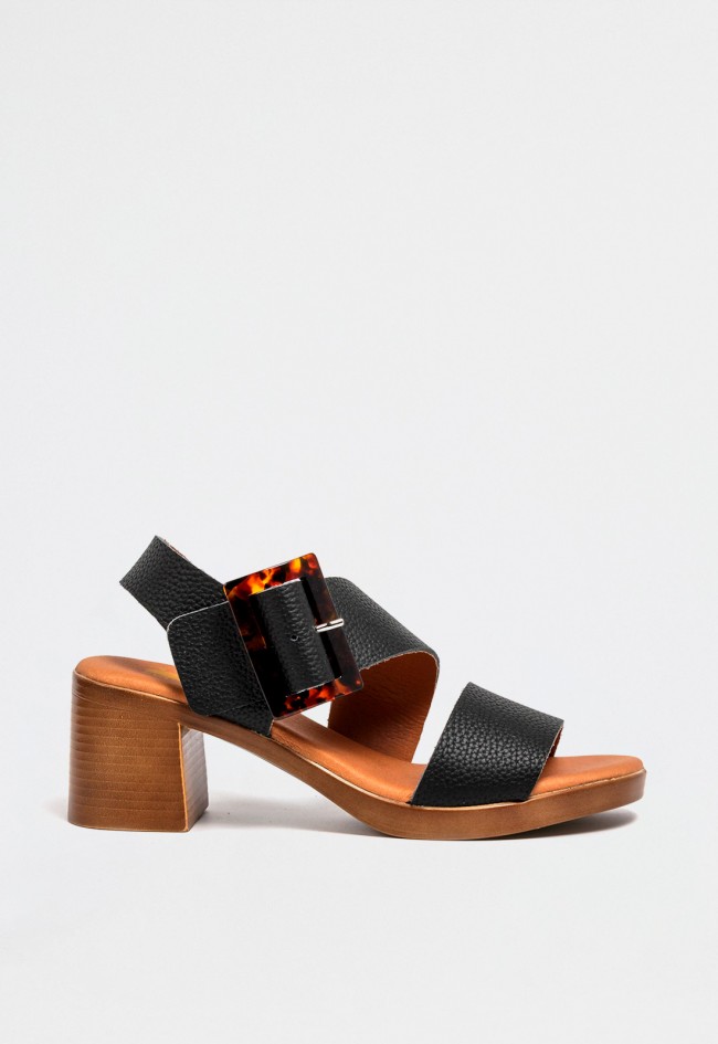 Sandalia de mujer negro VAS new gotica 09