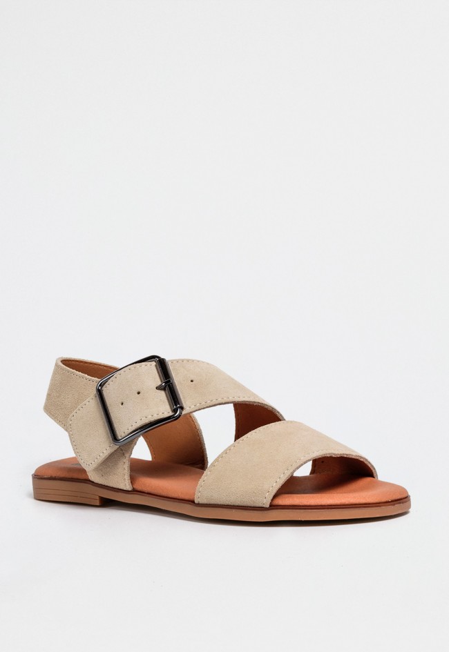 Sandalia de mujer arena VAS naira 01m