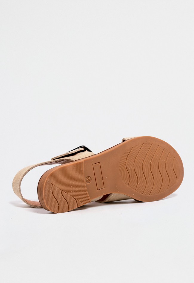 Sandalia de mujer arena VAS naira 01m