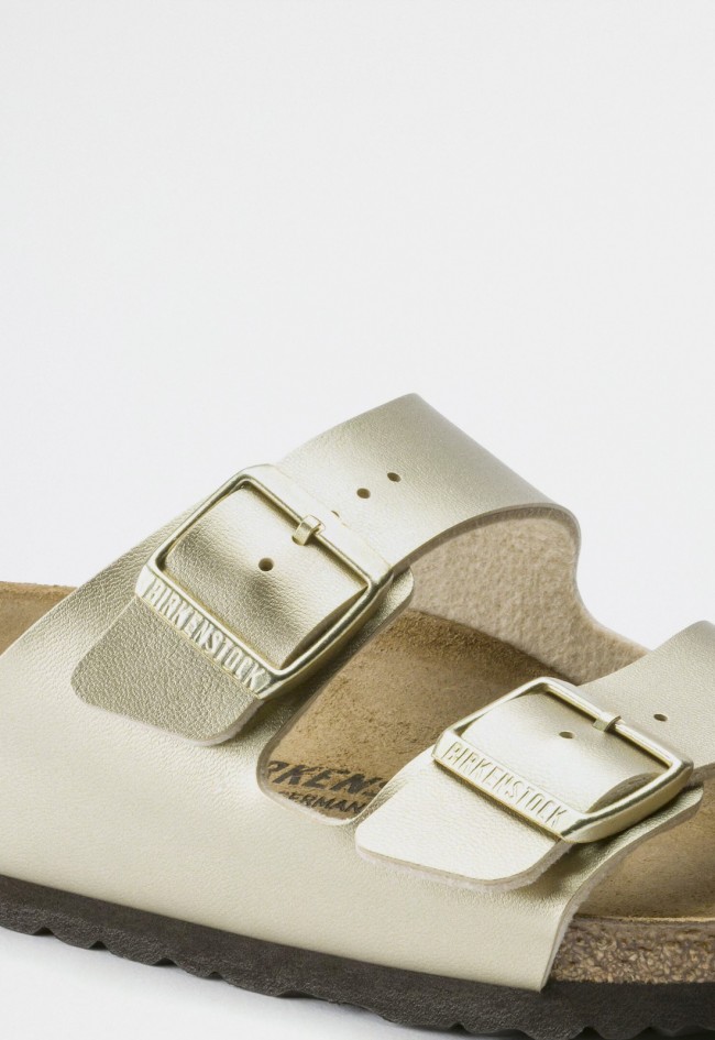 Sandalia hebillas de mujer oro Birkenstock arizona bf