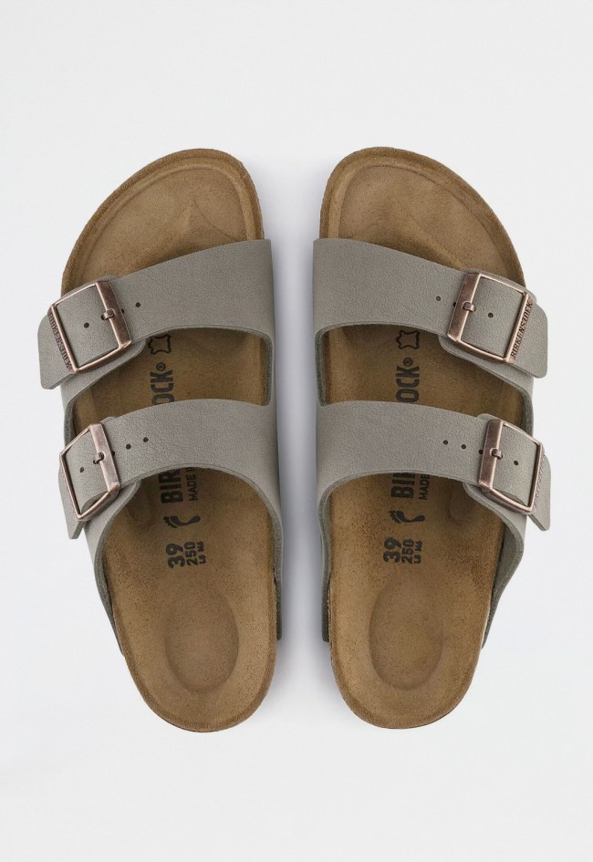Sandalia hebillas de mujer gris Birkenstock arizona bfbc