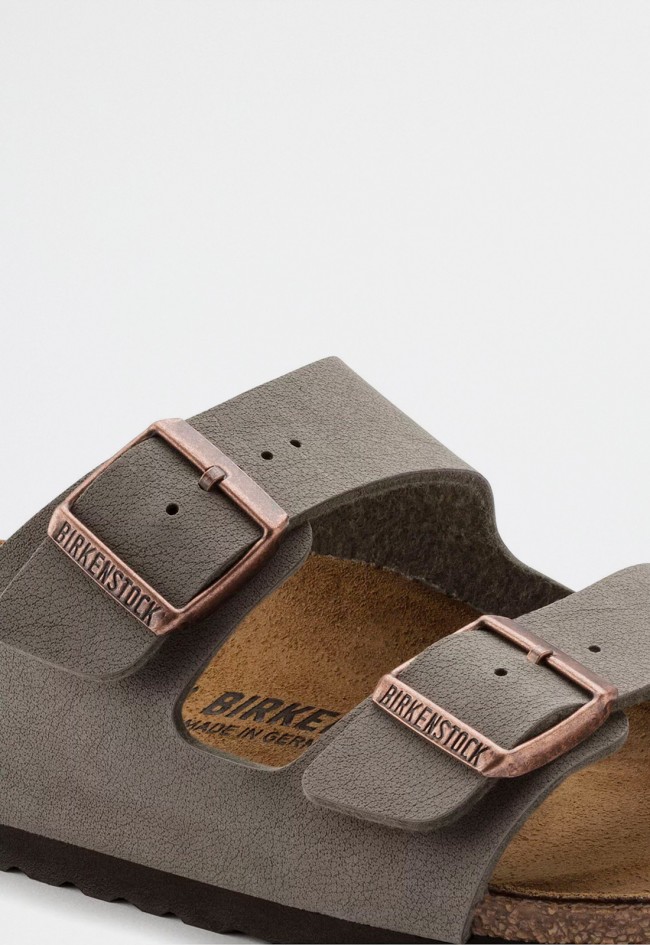 Sandalia hebillas de mujer gris Birkenstock arizona bfbc