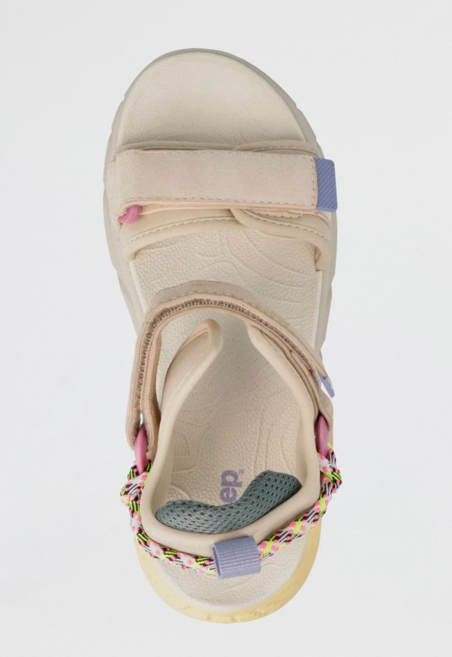 Sandalia deportiva de mujer beige Jeep jl51580a