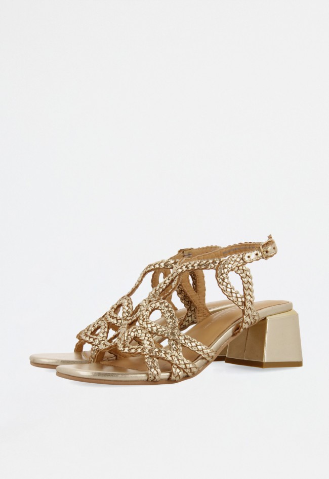 Sandalia de mujer platino Gioseppo crescent