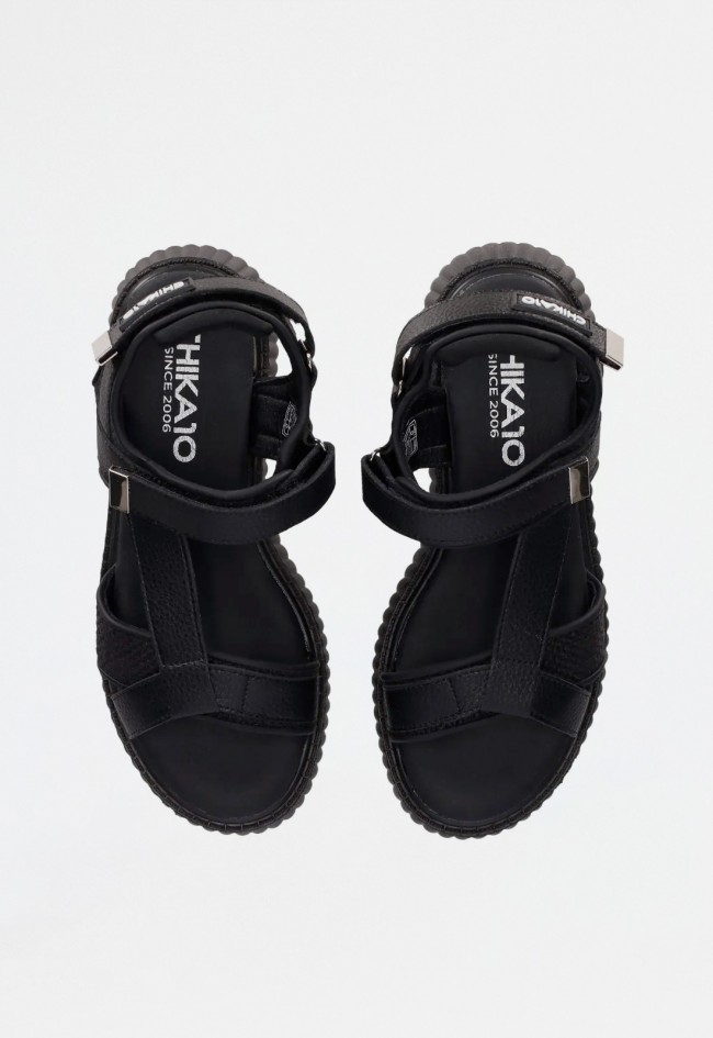 Sandalia plataforma de mujer negro Chika 10 kira 02