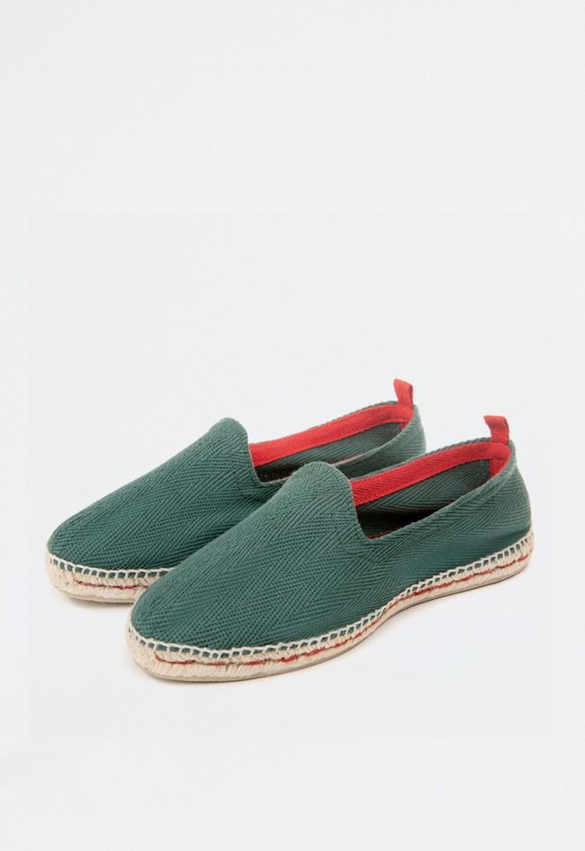 Alpargata de hombre verde Suyute 2/1
