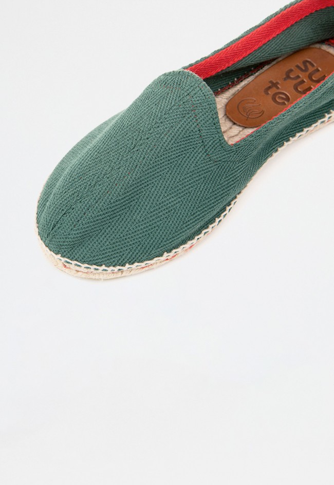 Alpargata de hombre verde Suyute 2/1