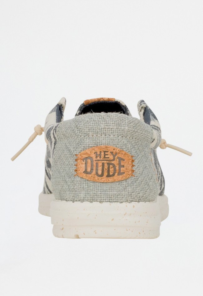Mocasines de hombre multicolor Dude wally palm jute