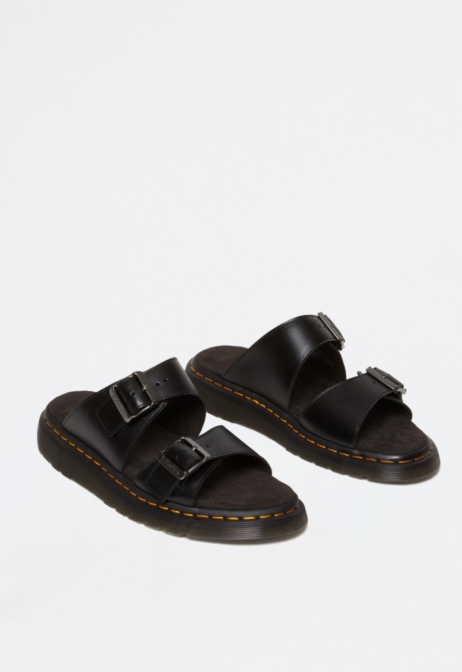 Sandalia hebillas de hombre negro Dr Martens josef