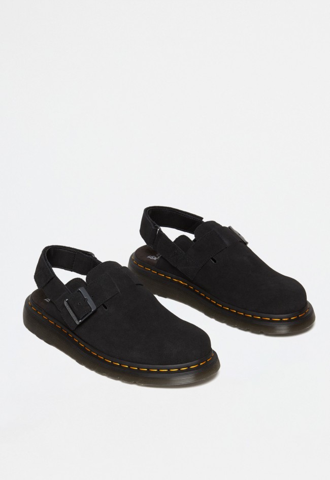 Zueco de hombre negro Dr Martens jorge ii suede