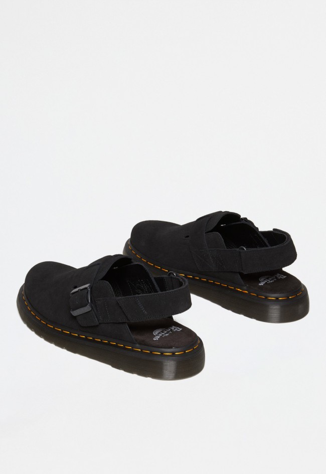 Zueco de hombre negro Dr Martens jorge ii suede