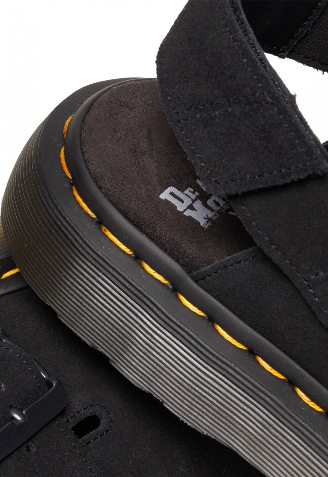 Zueco de hombre negro Dr Martens jorge ii suede