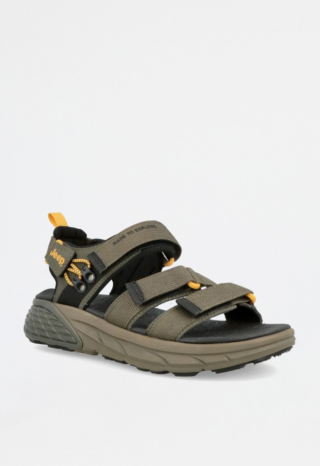 Sandalia de hombre kaki Jeep jm51120a