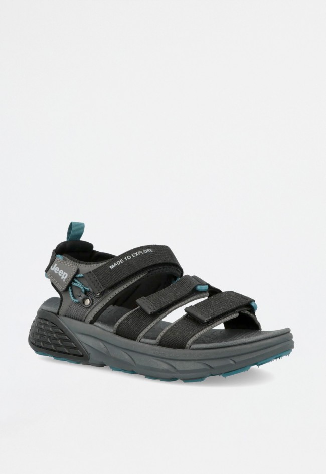 Sandalia de hombre negro Jeep jm51120a