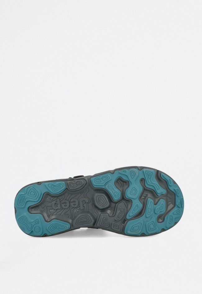 Sandalia de hombre negro Jeep jm51120a