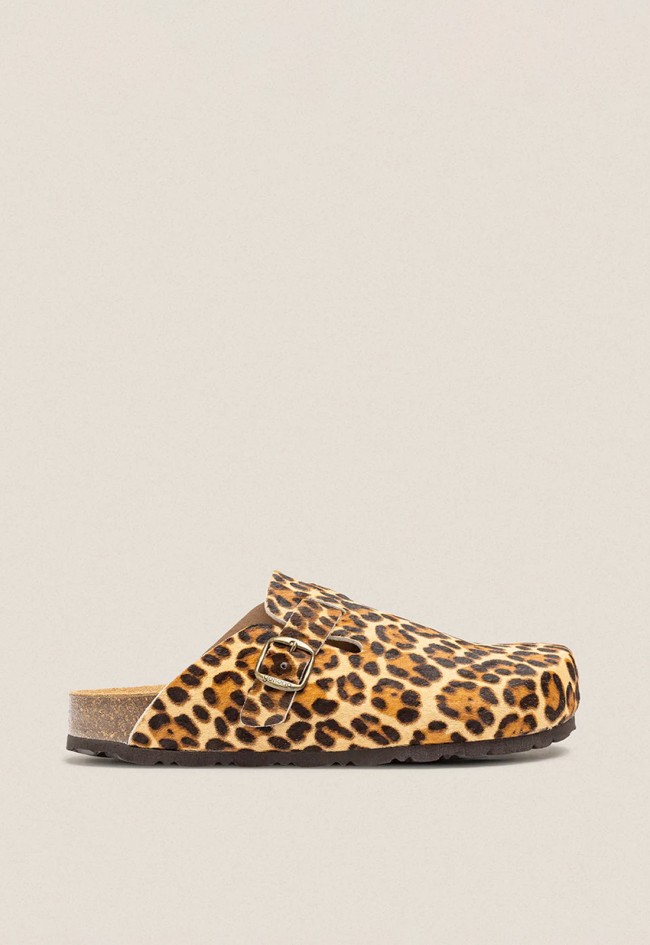 Zueco de mujer leopardo VAS 599 eng