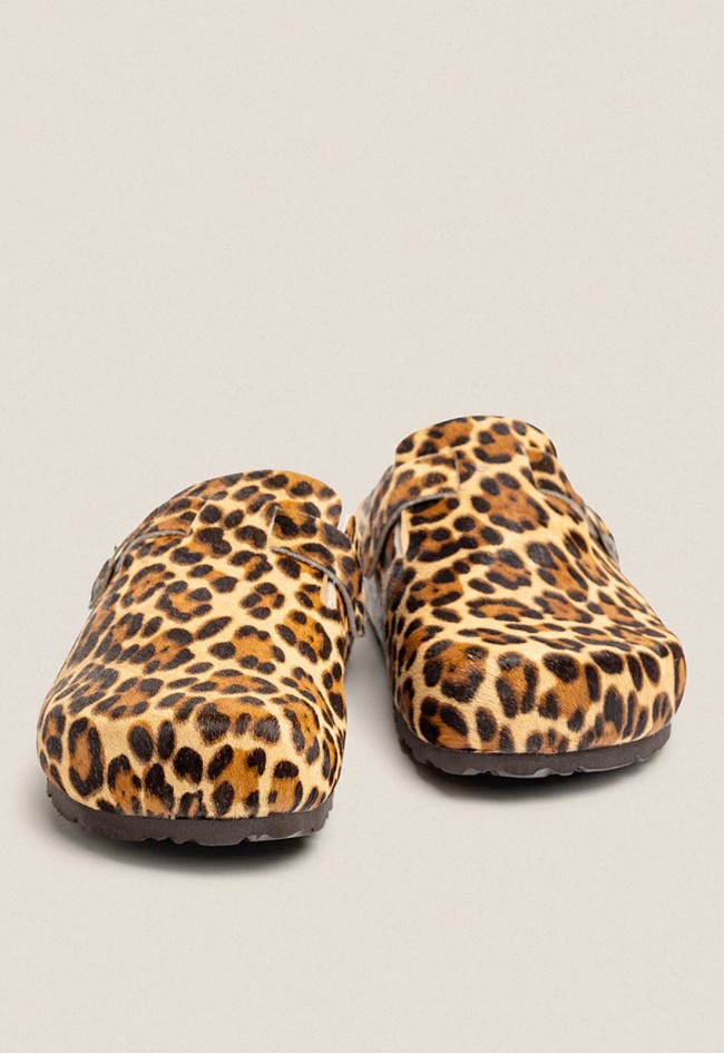 Zueco de mujer leopardo VAS 599 eng
