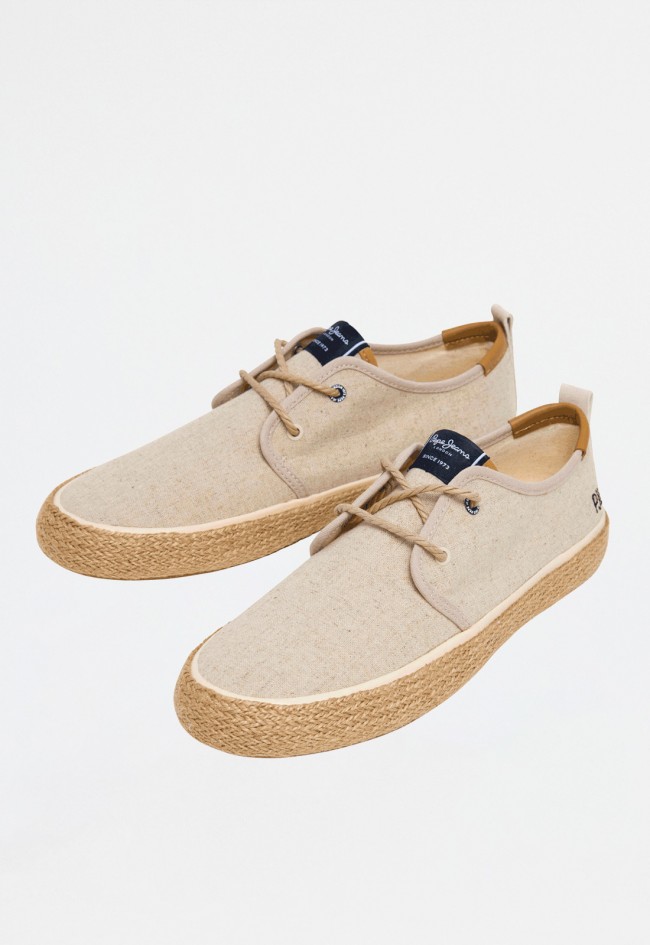 Alpargata de hombre beige Pepe Jeans pms10330