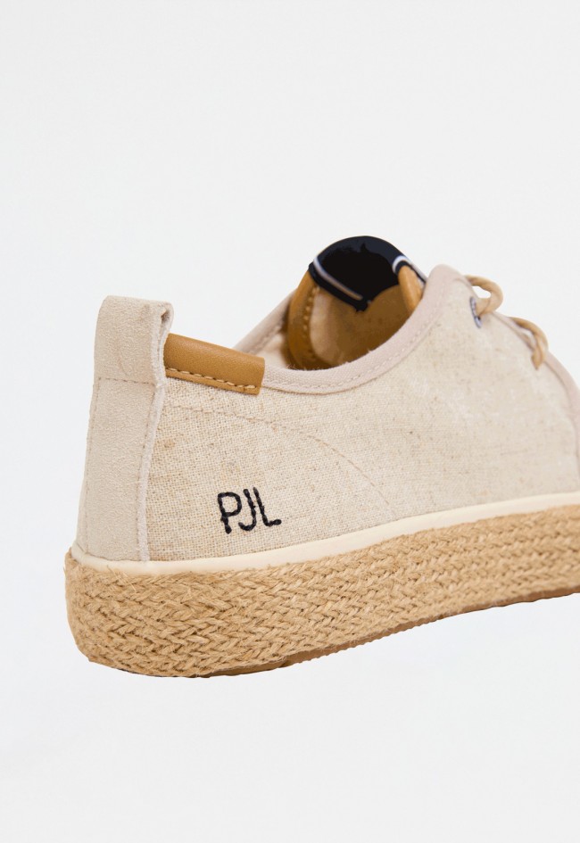 Alpargata de hombre beige Pepe Jeans pms10330