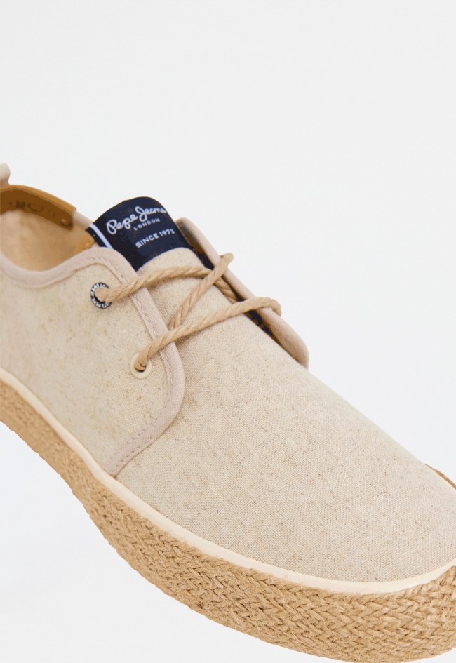 Alpargata de hombre beige Pepe Jeans pms10330