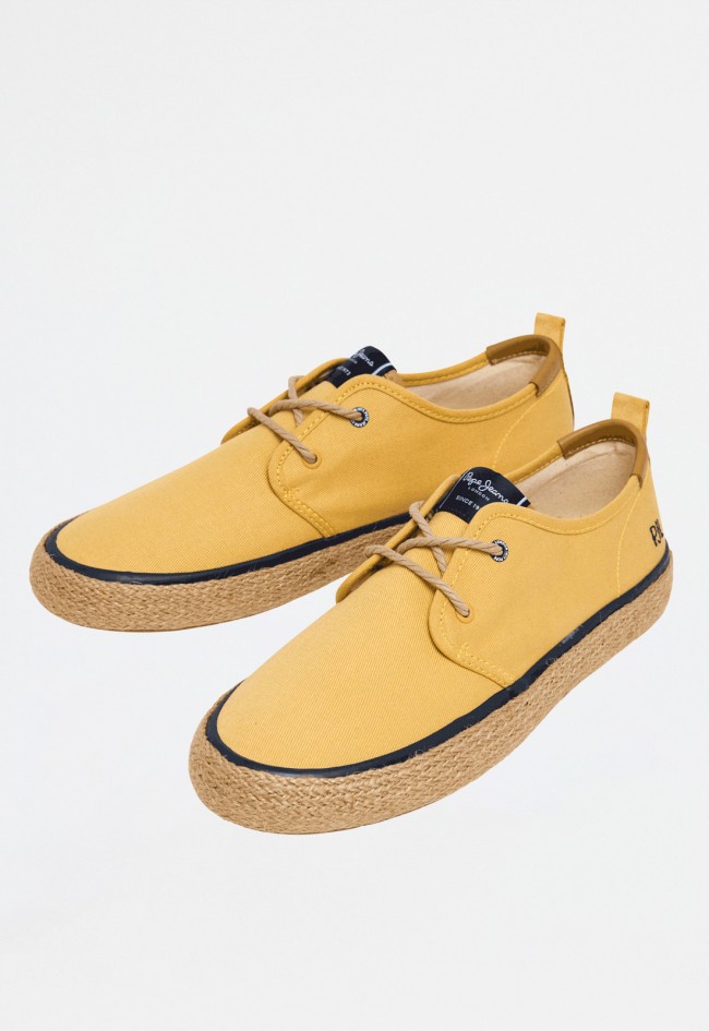 Alpargata de hombre mostaza Pepe Jeans pms10332