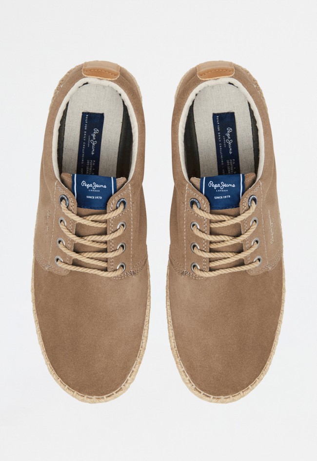 Alpargata de hombre taupe Pepe Jeans pms10336