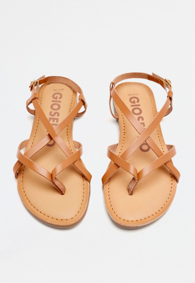 Sandalia vaqueta de mujer cuero Gioseppo lelex