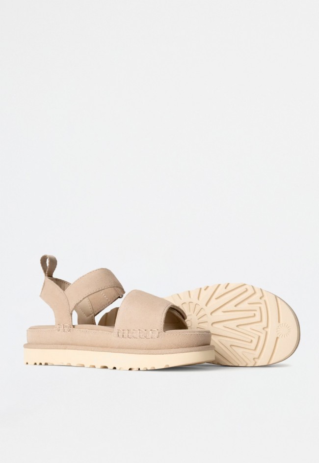 Sandalia de mujer beige UGG w goldenstar