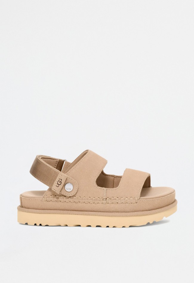 Sandalia de mujer beige UGG goldenstar glide