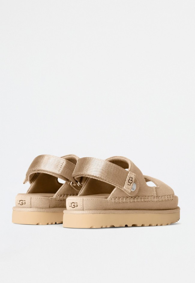 Sandalia de mujer beige UGG goldenstar glide