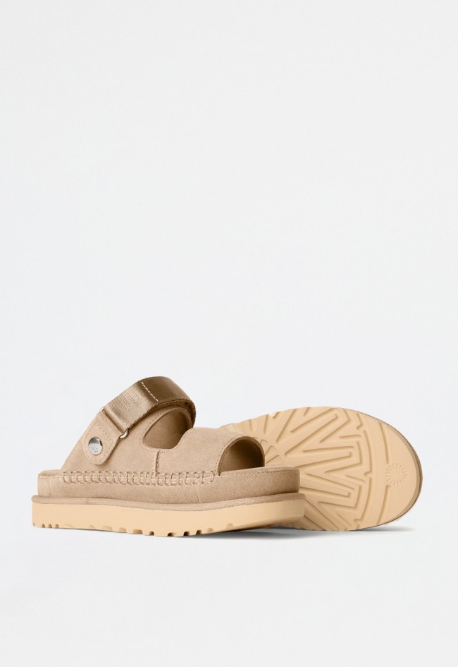 Sandalia de mujer beige UGG goldenstar glide