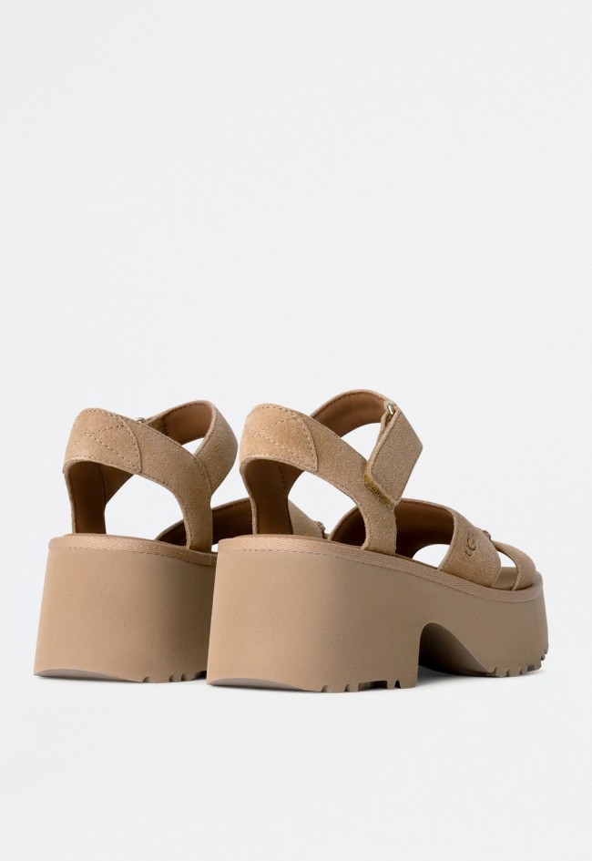 Sandalia de mujer beige UGG new heights ankle strap
