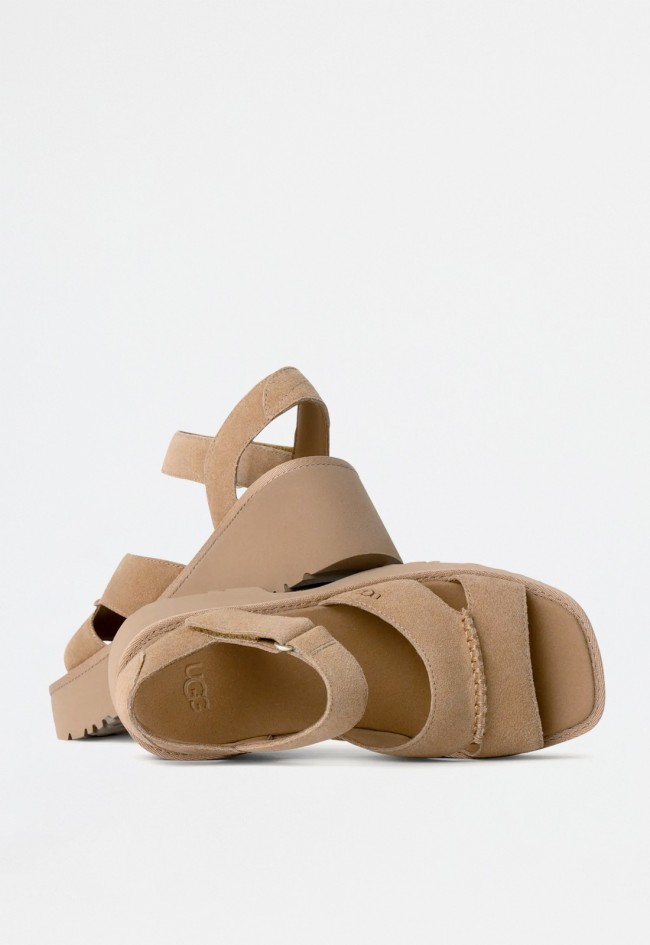 Sandalia de mujer beige UGG new heights ankle strap