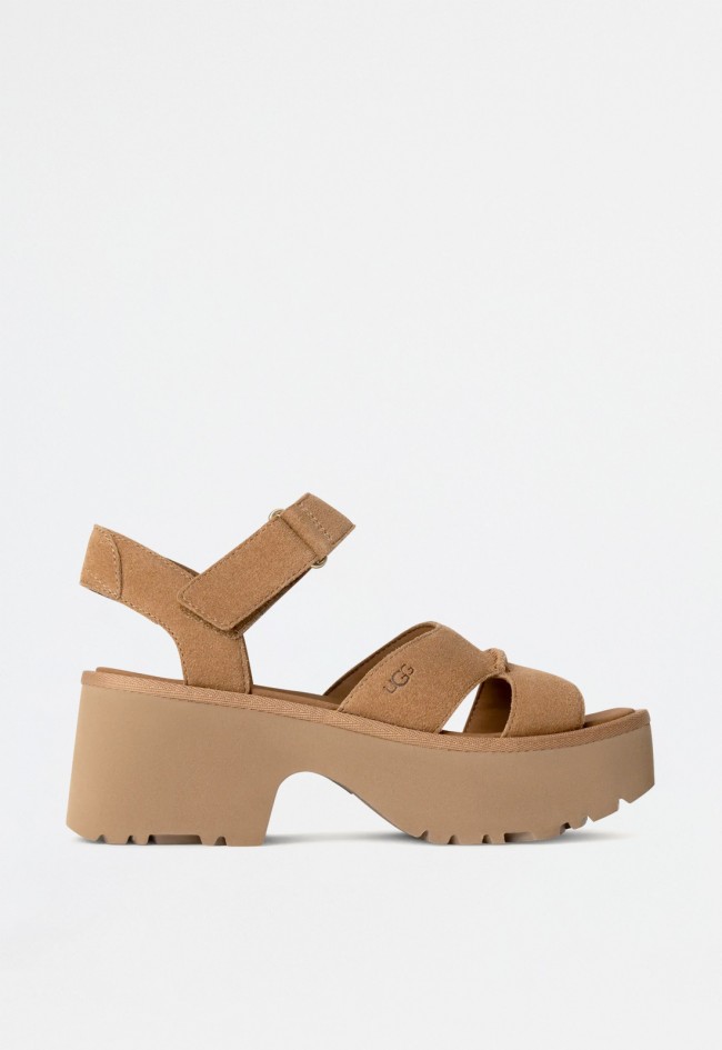 Sandalia de mujer cuero UGG new heights ankle strap
