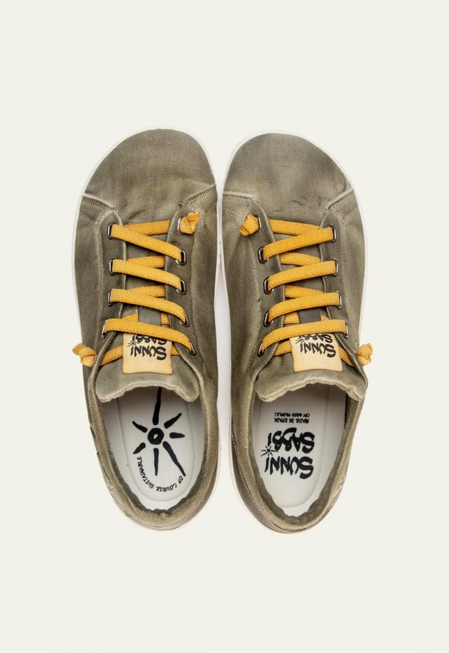 Zapatillas de hombre kaki Sunni Sabbi miyako 001