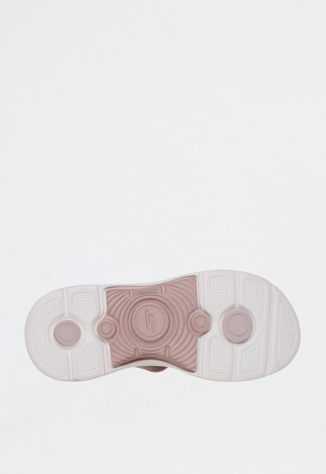 Sandalia taupe vegana mujer Skechers Arch Fit 2.0 Annie – diseño deportivo con máximo confort y soporte certificado