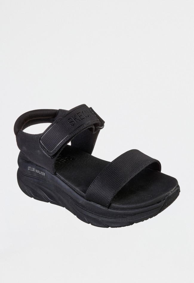 Sandalia deportiva mujer Skechers D’Lux Walker New Block 119226 – Relaxed Fit® con plantilla Luxe Foam® y amortiguación