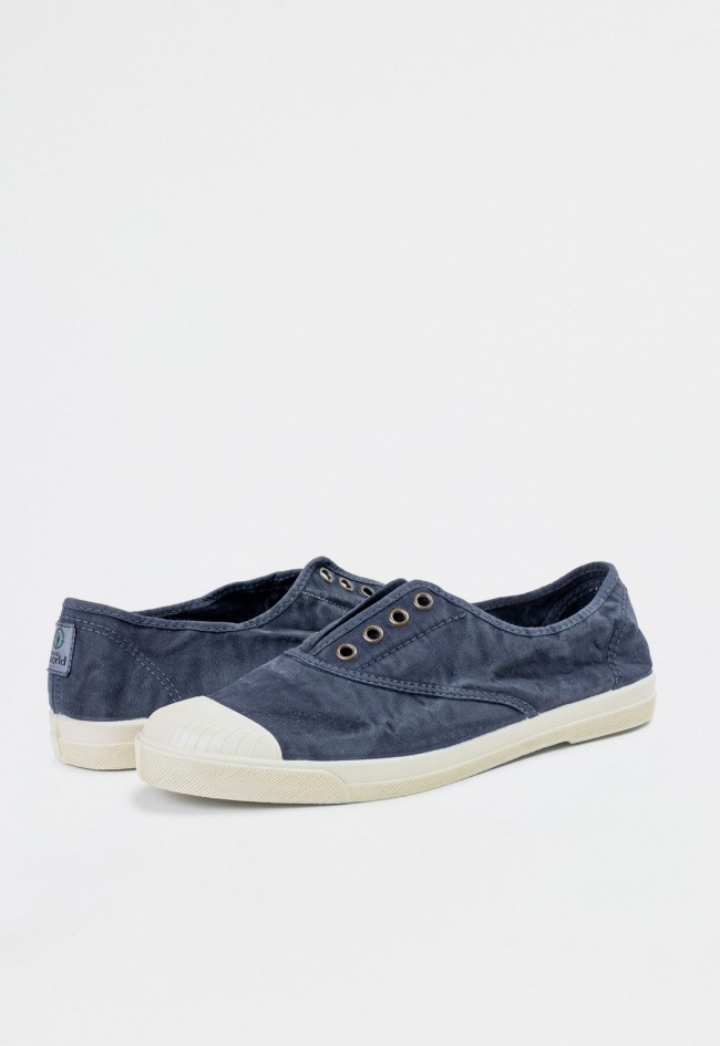 Zapatillas de lona ecológicas de hombre marino Natural World 3102e