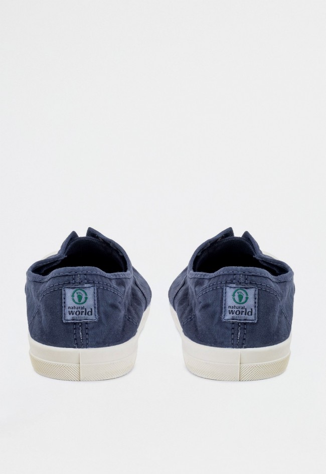 Zapatillas de lona ecológicas de hombre marino Natural World 3102e