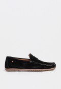 Mocasín de serraje negro para hombre — diseño clásico y confort versátil Benson 80102