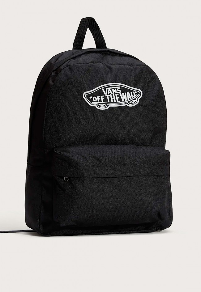 Mochila VANS Old Skool Classic negra con logo Off The Wall y compartimento para portátil