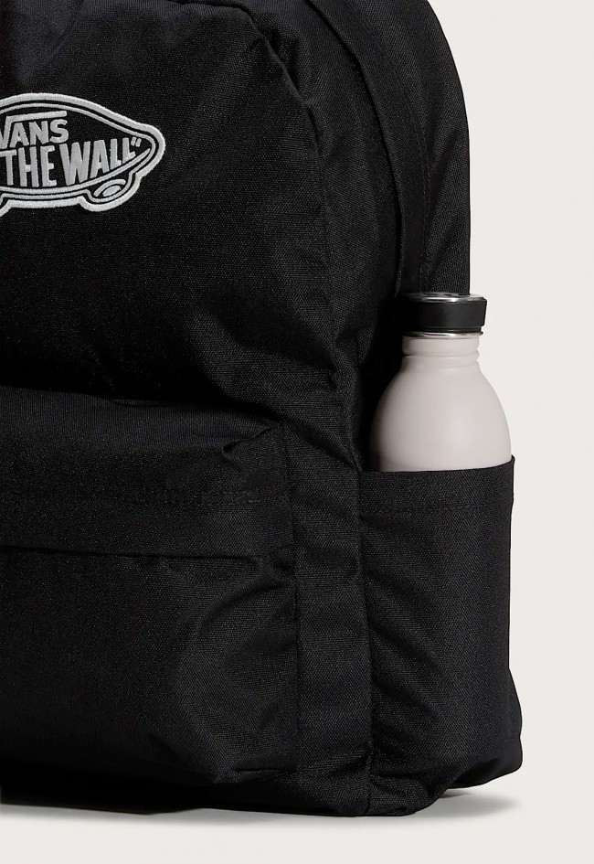 Mochila VANS Old Skool Classic negra con logo Off The Wall y compartimento para portátil