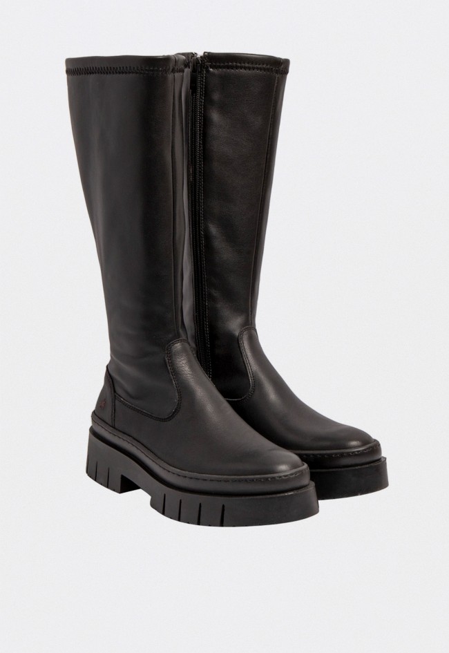 Botas altas mujer The Art 1956 piel nappa negra Amberes comodidad y estilo urbano