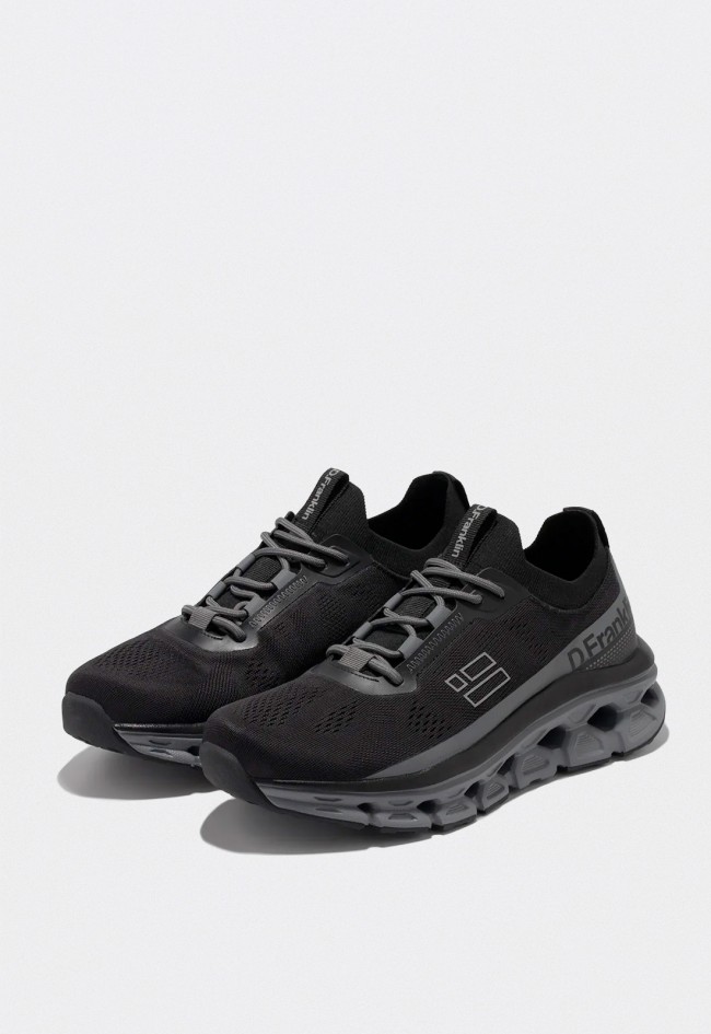 Zapatillas de mujer D.Franklin Aero Black/Grey – deportivas urbanas ligeras y transpirables
