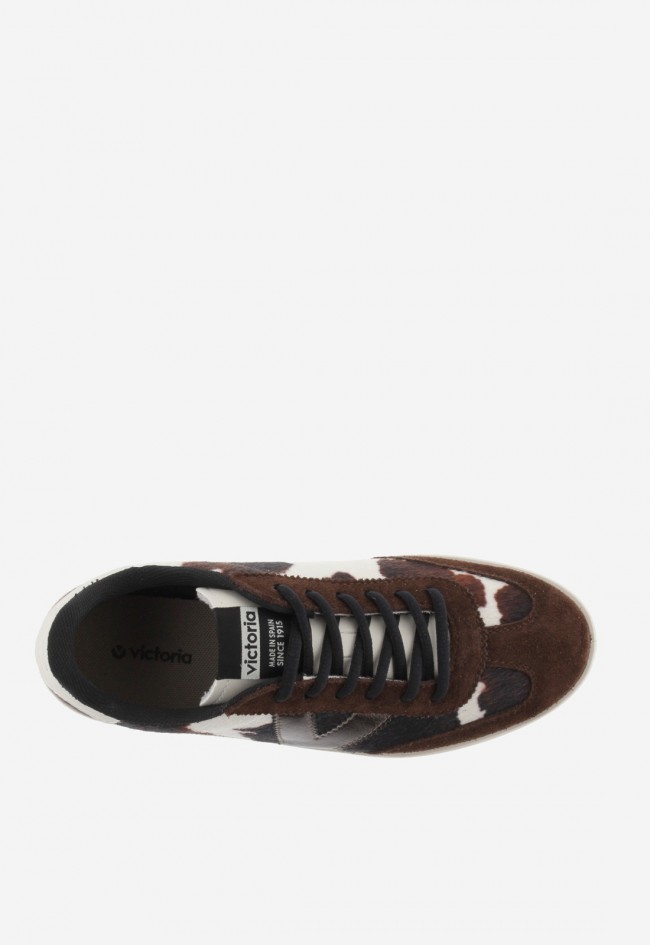 Zapatillas mujer Victoria Berlín ciclista animal print & metal – Made in Spain