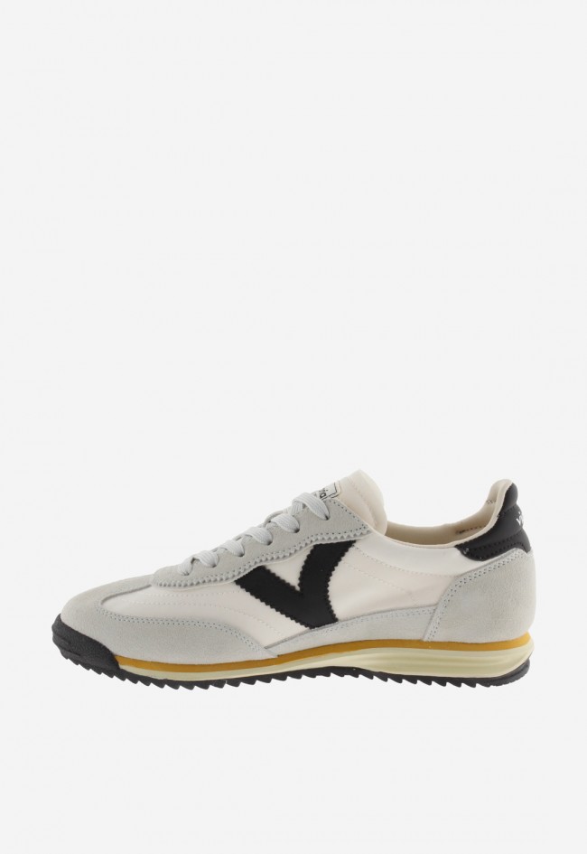 Zapatillas mujer Victoria Saturno nylon & serraje con suela dentada retro
