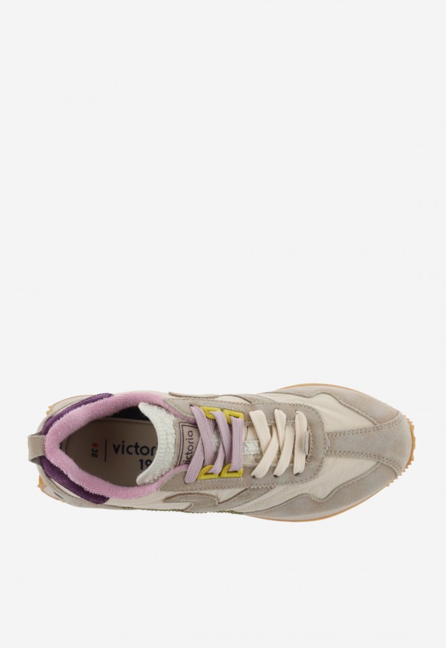 Sneakers unisex Victoria Root-Washed estilo urbano con efecto envejecido